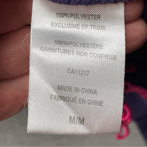 Oneill Womens Purple Pink Full Zip Hoodie Size Medium - Picture 6 of 12